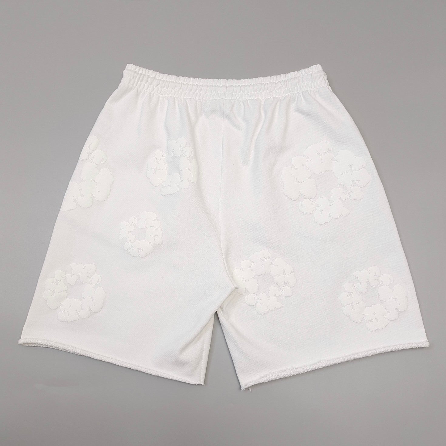 Denim Tears Mono Cotton Wreath Shorts White