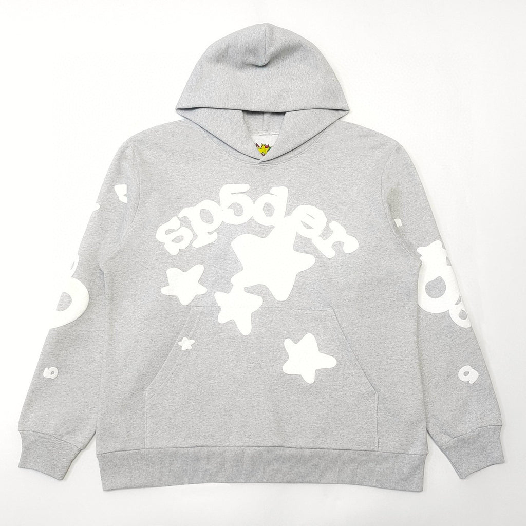 Beluga Grey Sp5der FW24 HOODIE