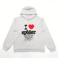 Sp5der SS25 HOODIE Phantom Web Black