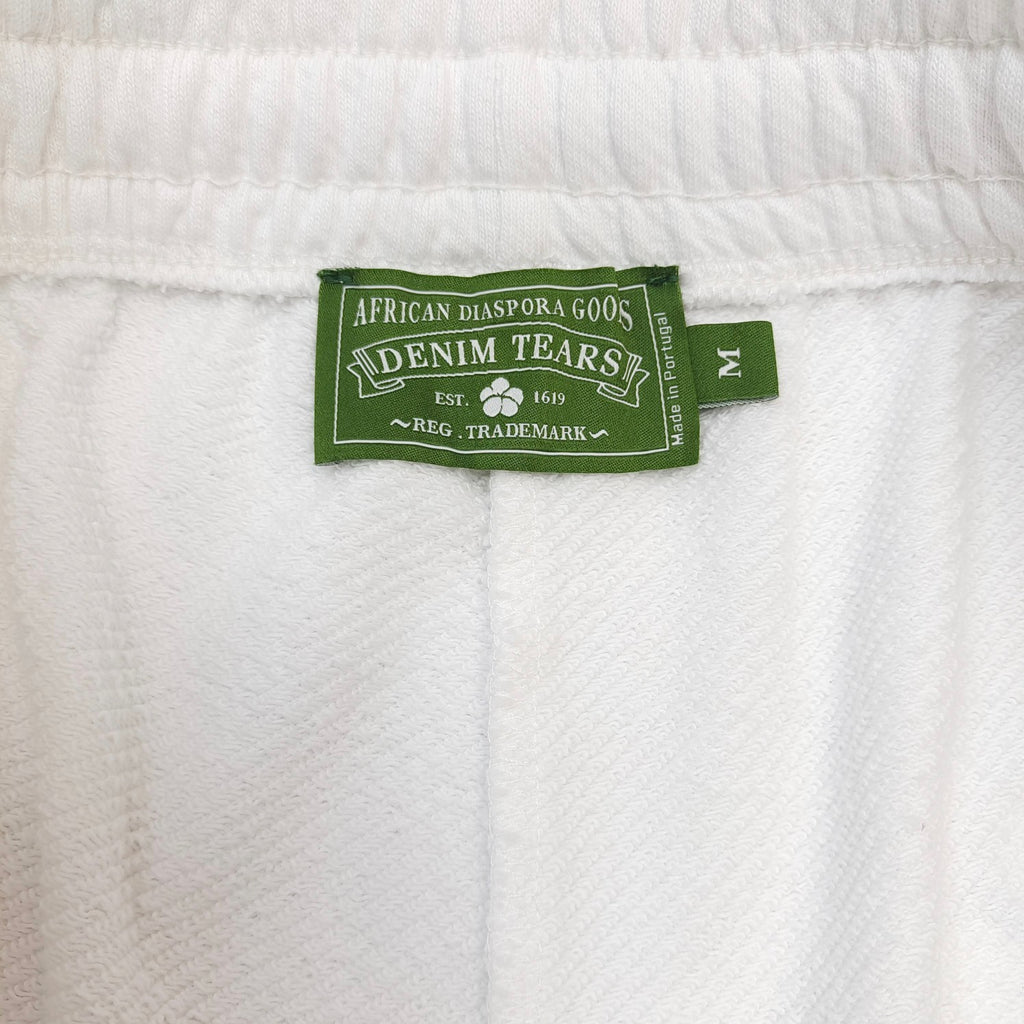 Denim Tears Mono Cotton Wreath Shorts White