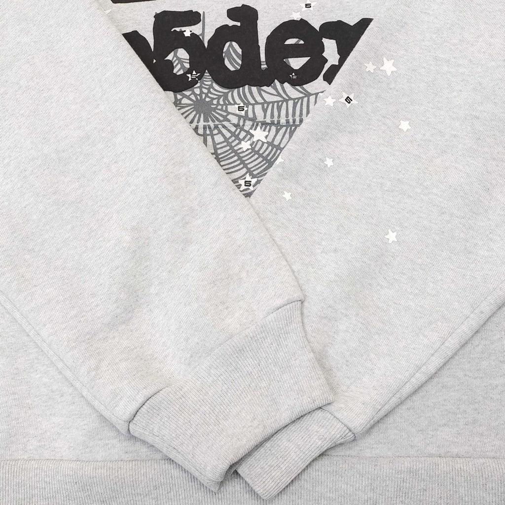 Sp5der SS25 HOODIE Phantom Web Black