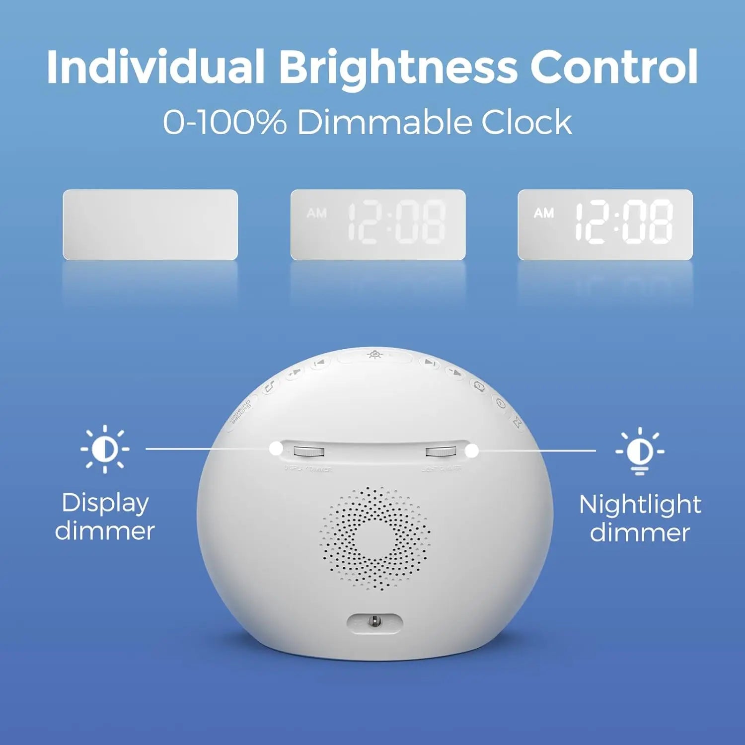 Awakening Sunrise Alarm Clock – Dimmable Table Clock with 26 Sleep Sounds & Night Light
