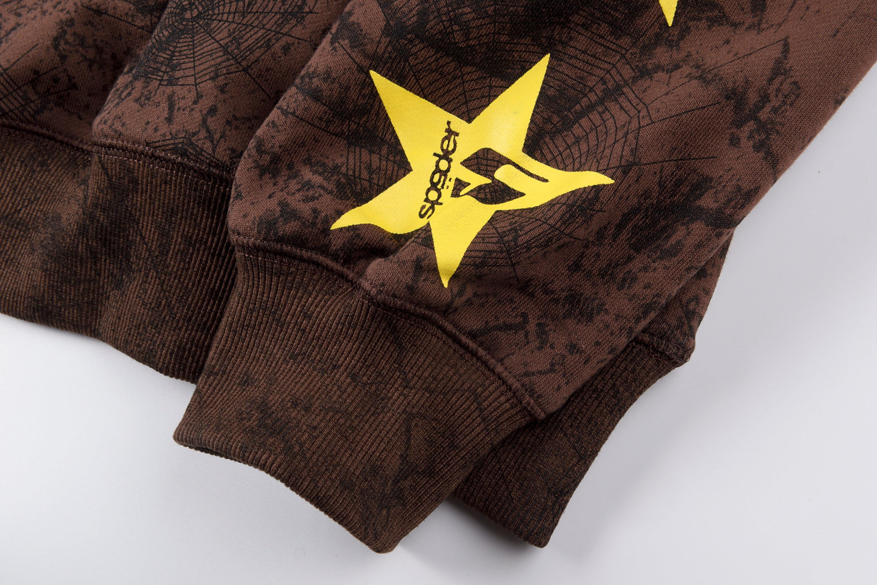 Sp5der Brown Hoodie