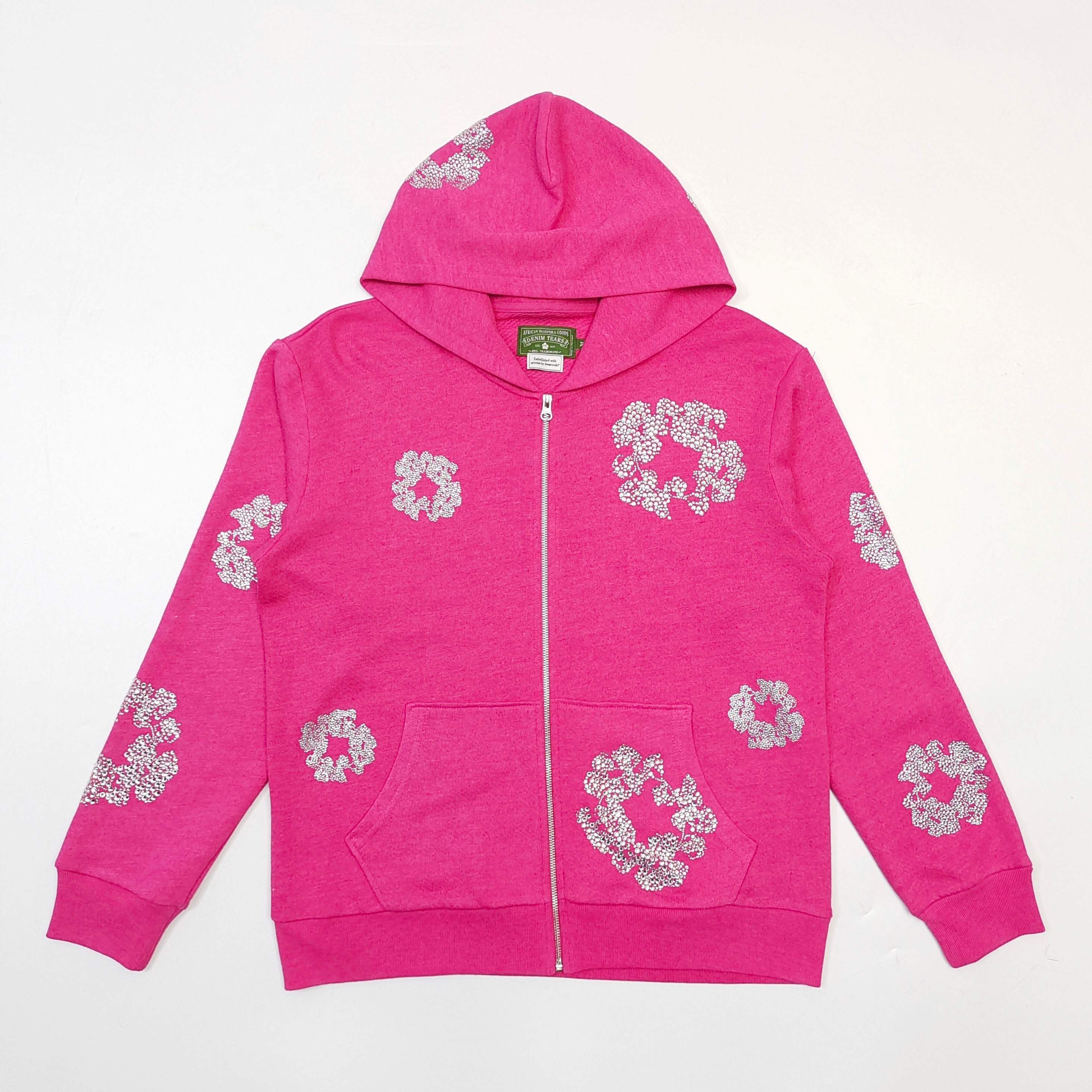 Denim Tears Hoodie Pink