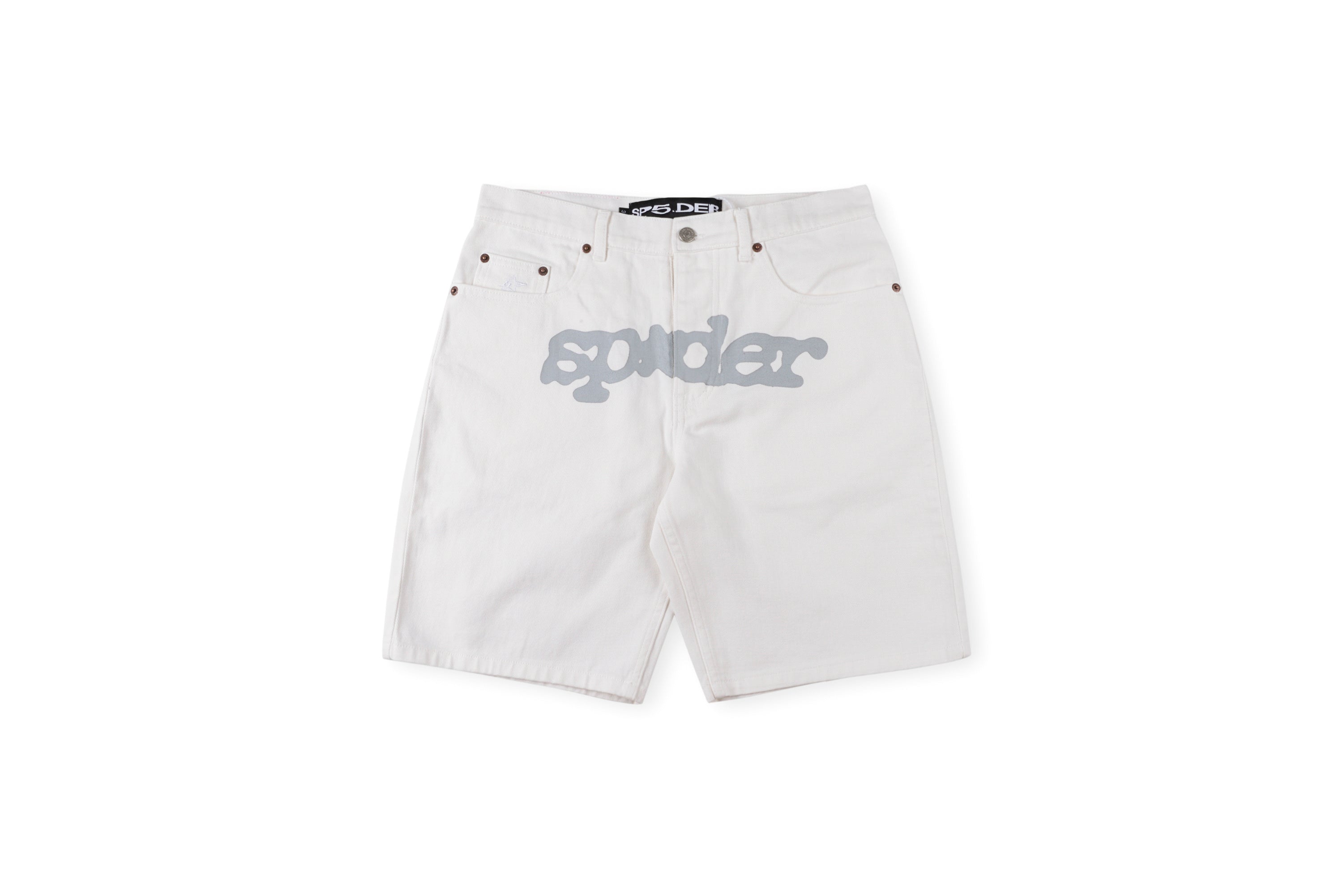 Sp5der Denim shorts